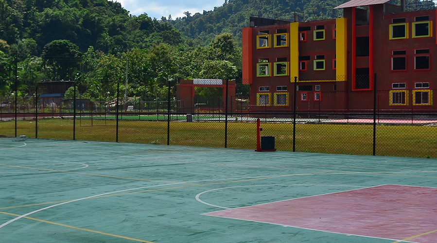 Shemford guwahati basketball court