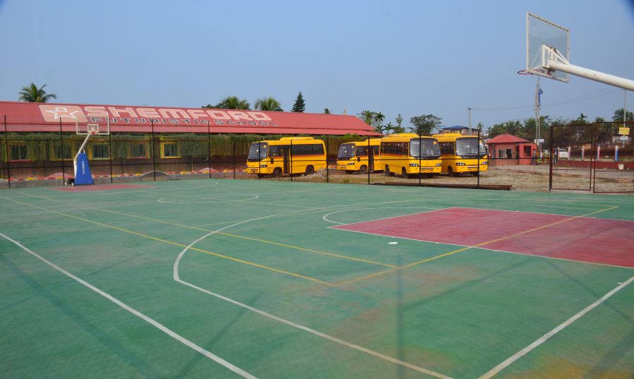 Basketball court at Shemford Guwahati
